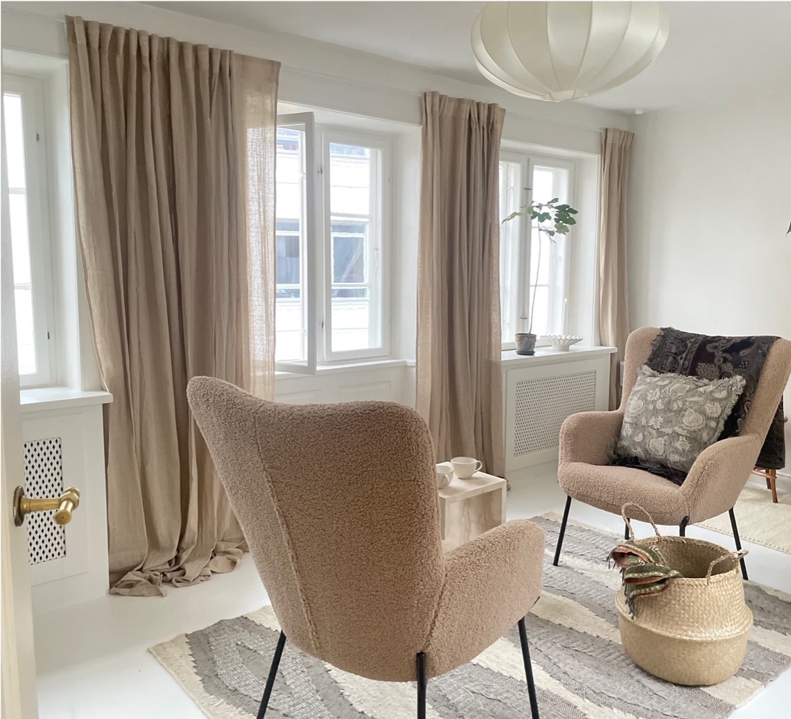 Hyggelig sofa i klinikken